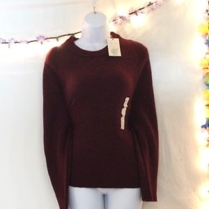 A new day women’s pullover sweater . Lrge Burgundy